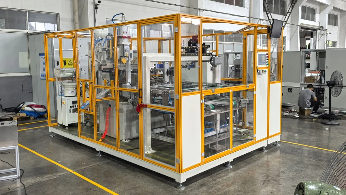 Projection welding workstation Projection welding workstation